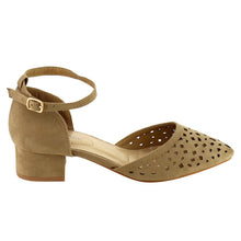 Nature Breeze FH17 Women's Ankle Strap Cut Out D'Orsay Dress Pumps