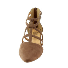 Betani FC42 Women's Double Ankle Strap T-strap Ballerina Flats Half Size Big