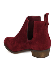 Breckelles GK79 Women Faux Suede Cut Out Riding Bootie