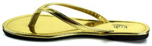 Kali Footwear Women's Twins Basic Patent Flat Thong Sandal