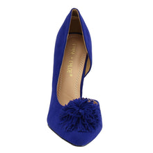 Chase & Chloe EF97 Women's High Stiletto Heel Fringe D'orsay Dress Pumps