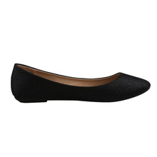 REFRESH DEMI-07 Women's Glitter Shinny Ballerina Ballet Slip On Flats