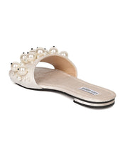 Women Velvet Faux Pearl Sandal - Casual, Dressy, Trendy - Pearl Slide - GH30 By Cape Robbin