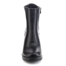 Refresh KRISTIN-01 Women's Almond Toe Elastic Lug Sole Chunky Heel Ankle Booties