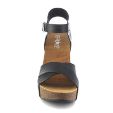Refresh Mara-05 Womens Ankle Strap Comfort Criss Cross Platform Wedge Sandals