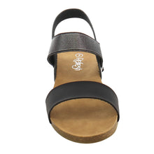 Refresh IE25 Women's Elastic Ankle Strap Flat Beach Sandal