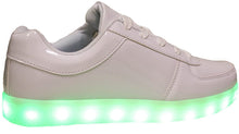 Forever Link Women's Signal-60 Lace Up LED Fashion Sneakers with Light Show/Chargeable