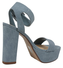 Delicious Women's Open Toe Thick Wide Strap Ankle Strap Block Heel Sandal