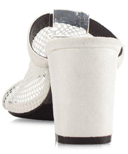 Cape Robbin Women's Vegan Open Toe Mesh Perforated Slip On Mules