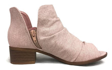 Soda Women's Scrunch Open Side Ankle Bootie