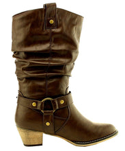 Cambridge Select Women's Pull On Western Style Cowboy Boots