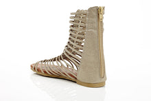 Women's Strappy Mid-Calf Gladiator Sandal