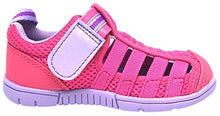 IFME Kid's Playa Venice Elastic Lace Mesh Hook and Loop Fisherman Style Sandal