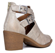 Qupid Strappy Western Booties