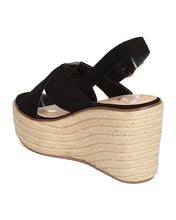 Women Faux Suede Espadrille Sandal - Dressy, Versatile, Casual, Everday Wear - Platform Wedge Sandal - GB99 By Betani