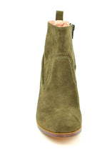 Chase & Chloe Emery-2 Women's Chunky Heel Slip On Bootie