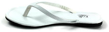 Kali Footwear Women's Twins Basic Patent Flat Thong Sandal