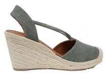 City Classified Women's Cap Toe Espadrille Wedge Sandal