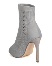 Cape Robbin GK04 Women Knitted Peep Toe Stiletto Sock Bootie