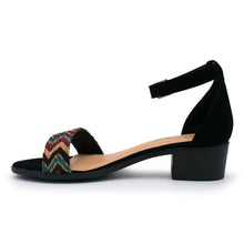 Top Moda Women's Ankle Strap Open Toe Heeled Sandal
