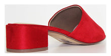 City Classified Women's Open Toe Chunky Heel Suede Slide Sandals Shoes
