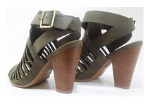 Delicious By Soda Yummy Cutout Stacked Heel Sandal