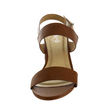 Refresh ID91 Women's Double Strap Sling Back Block Heel Dress Sandal