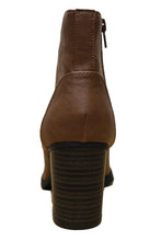 Cambridge Select Women's Zipper Lace Up Chunky Heel Ankle Bootie