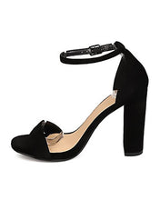 Delicious Women's Evening High Heels Open Toe Ankle Strap Platform Casual Stiletto Pumps