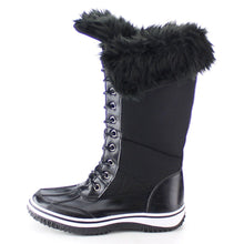 NATURE BREEZE FROST-02 Women's Lace Up Collar Decor Tongue Winter Boots