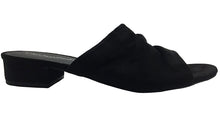 City Classified Womens Stylish Open Toe Chunky Low Heel Faux Suede Leather Slips On Slide Sandals Shoes Mules
