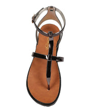 Refresh EE08 Women Metallic Ankle Strap Buckle Gladiator Thong Sandal