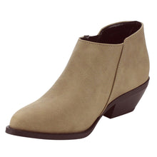Soda FF33 Women's Classic Side Zipper Stacked Block Heel Ankle Booties
