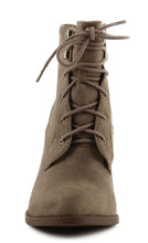 Women's Soda Lurk Lace Up Heeled Bootie