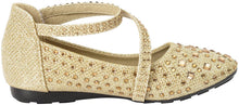 Link Girls Cute Rhinestone Ballet Ballerina Flats