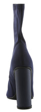 Cape Robbin Women's Pointy Toe Lycra Elastic Pull on Ankle Bootie Heel Boot