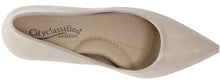 City Classified by Soda Women's Hailey Dress Pointd Toe Kitten Heel Pumps