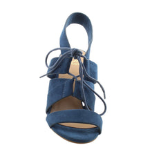 BF Betani Women's Lace Up Chunky Heel Sandal