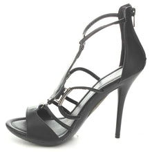 Nature Breeze Focus-02 Women's Peep Toe T-Strap Back Zip Stietto Heel Dress Sandals
