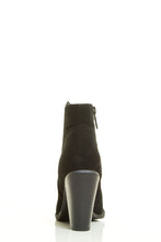 Breckelle's Womens Almond Toe Faux Suede Think Chunky Heel Cowboy Ankle Bootie