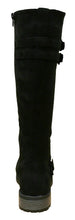 Cambridge Select Women's Strappy Lace-Up Knee High Combat Stacked Heel Boot