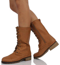 Lug 11 Womens Military Lace up Combat Boot