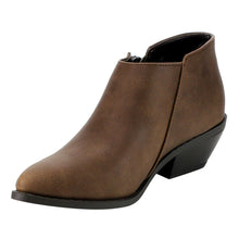 Soda FF33 Women's Classic Side Zipper Stacked Block Heel Ankle Booties