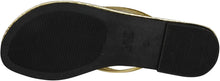 Kali Footwear Women's Focus Glitter Flip Flops, Black,10