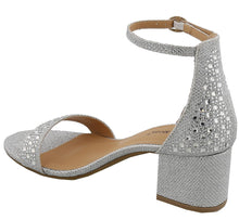 Top Moda Women's Studded Strappy Stacked Block Heel Sandal