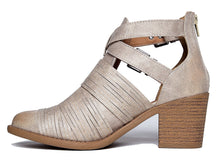 Qupid Strappy Western Booties