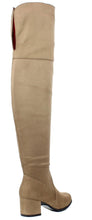 Refresh Footwear Women's Over The Knee Fold Down Block Heel Boot