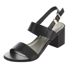 Refresh ID91 Women's Double Strap Sling Back Block Heel Dress Sandal
