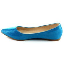 Bellamarie Angie-8 Women's Classic Pointy Toe Glitter Ballet Flat Shoes