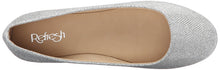 REFRESH DEMI-07 Women's Glitter Shinny Ballerina Ballet Slip On Flats